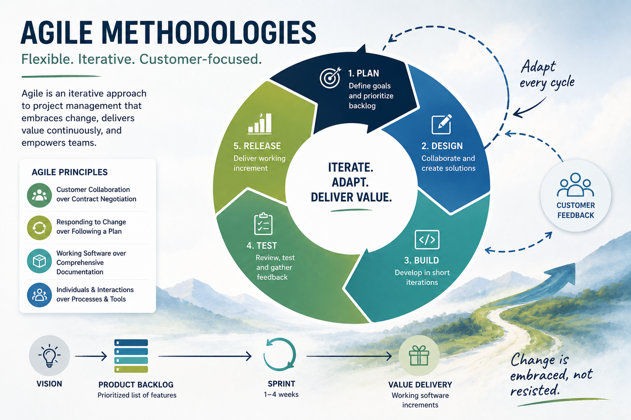 Agile methodologies and iterative cycles
