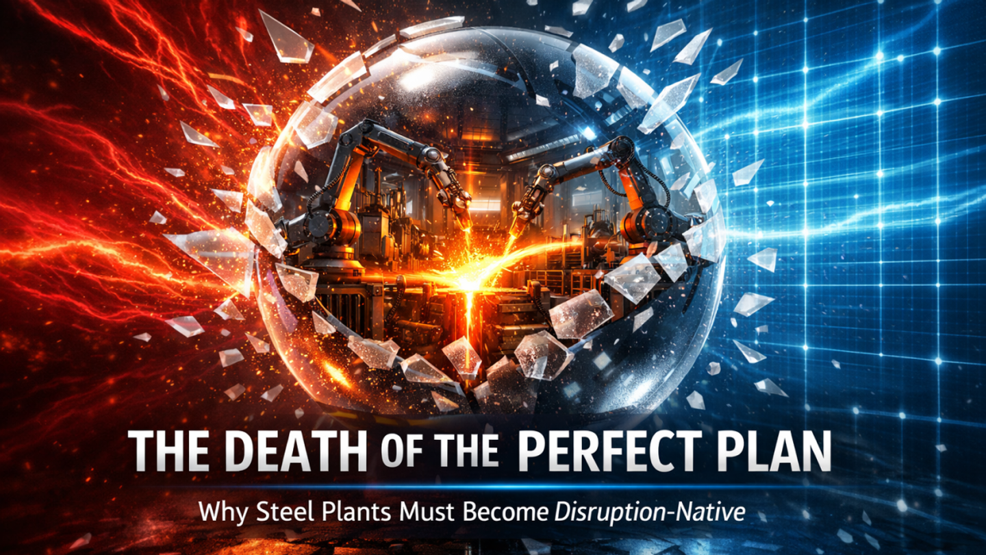 The Death of the "Perfect Plan": Why Steel Plants Must Become Disruption-Native