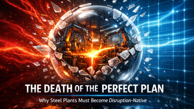 The Death of the "Perfect Plan": Why Steel Plants Must Become Disruption-Native