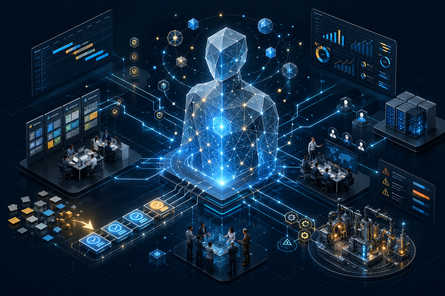 AI-powered project coordination hub