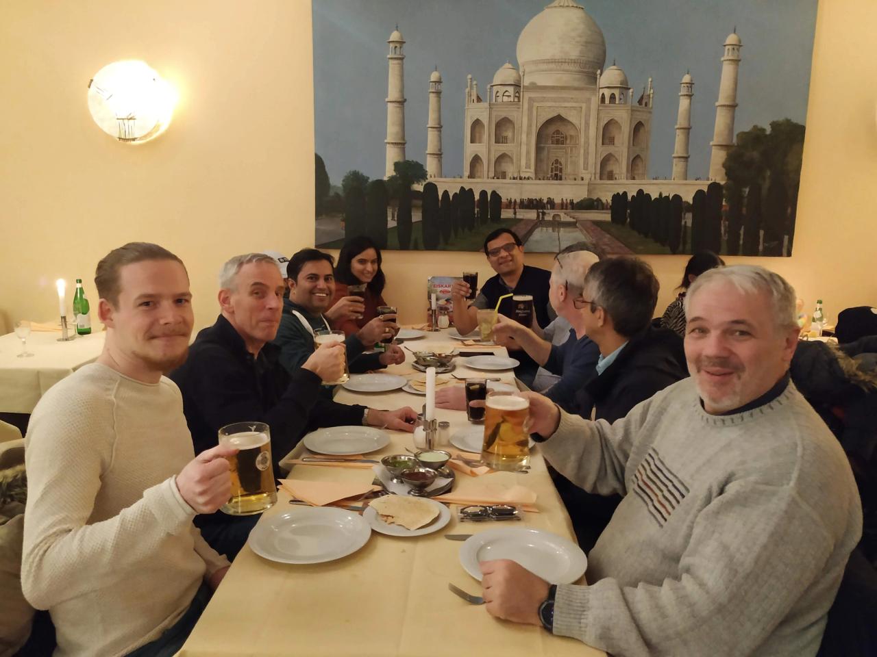 At an Indian Restaurant in Berlin