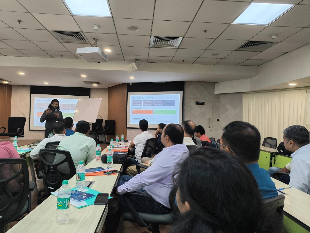 Prof. Sandeep during a live lecture