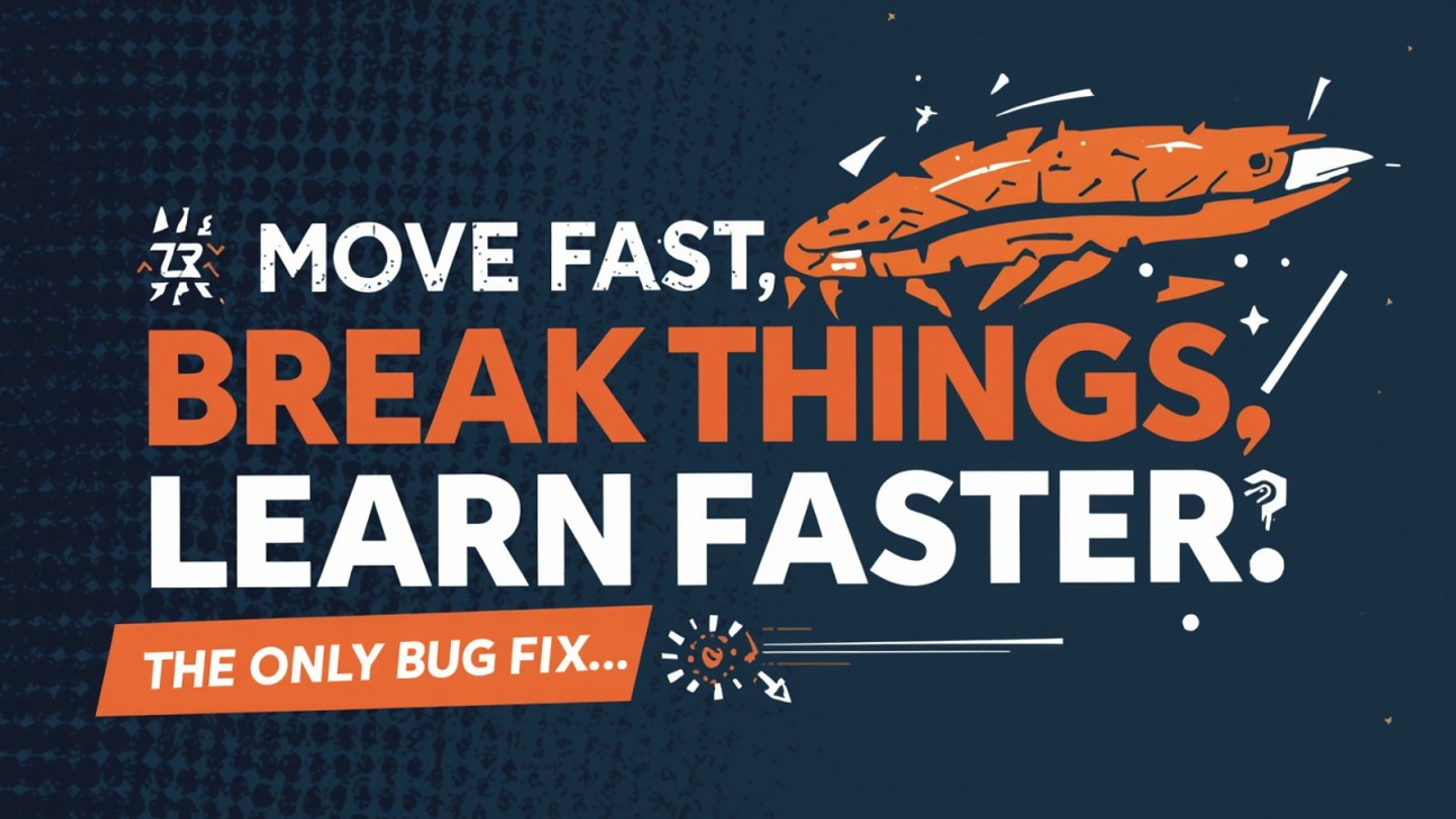 Move Fast, Break Things, Learn Faster: Why Fear Is the Only Bug You Can’t Fix