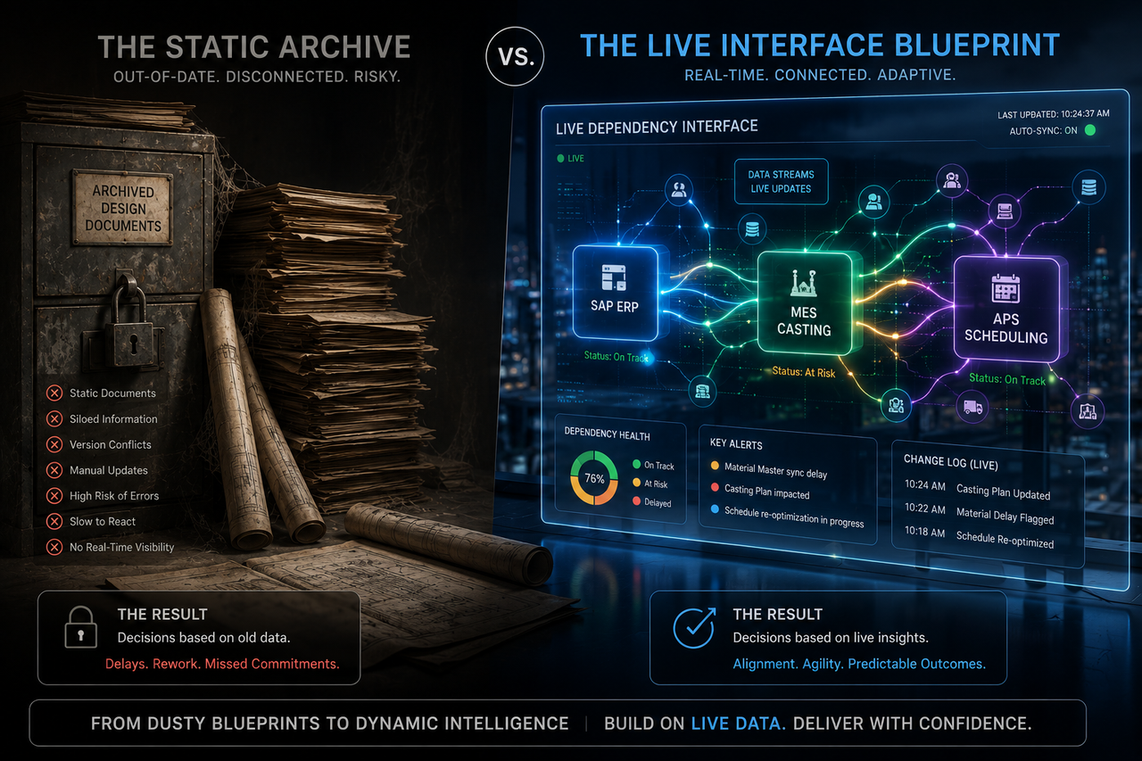 Static archive vs. live interface