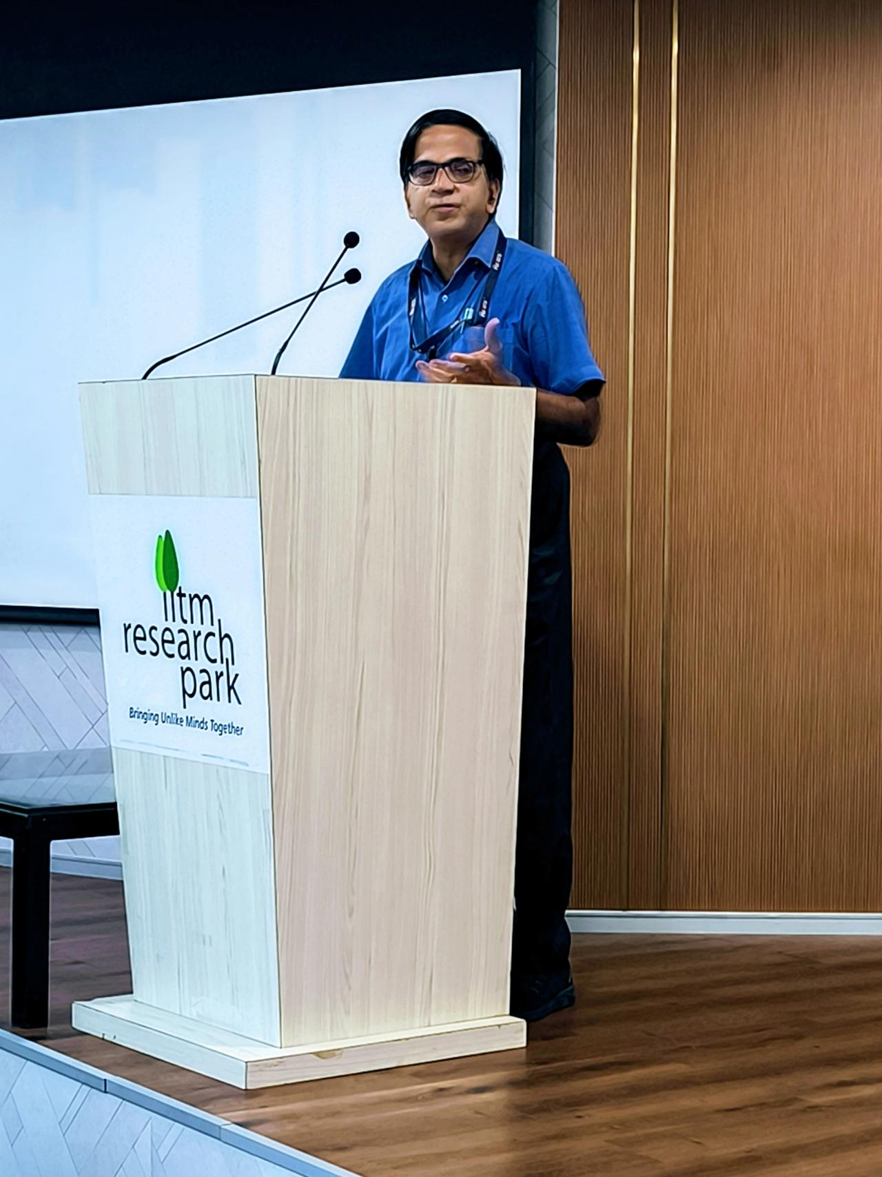 Dr. Vasan Srini addressing us