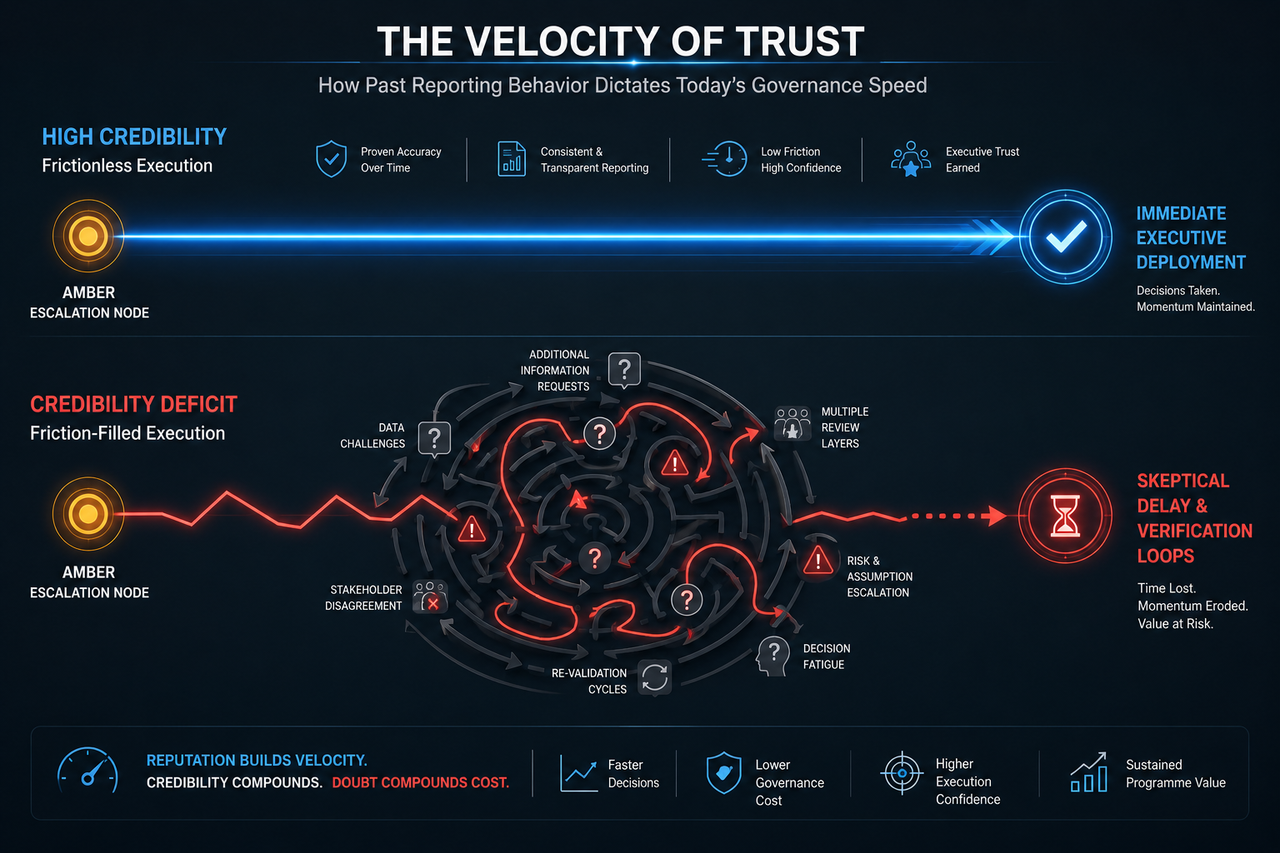The velocity of trust- credibility vs deficit