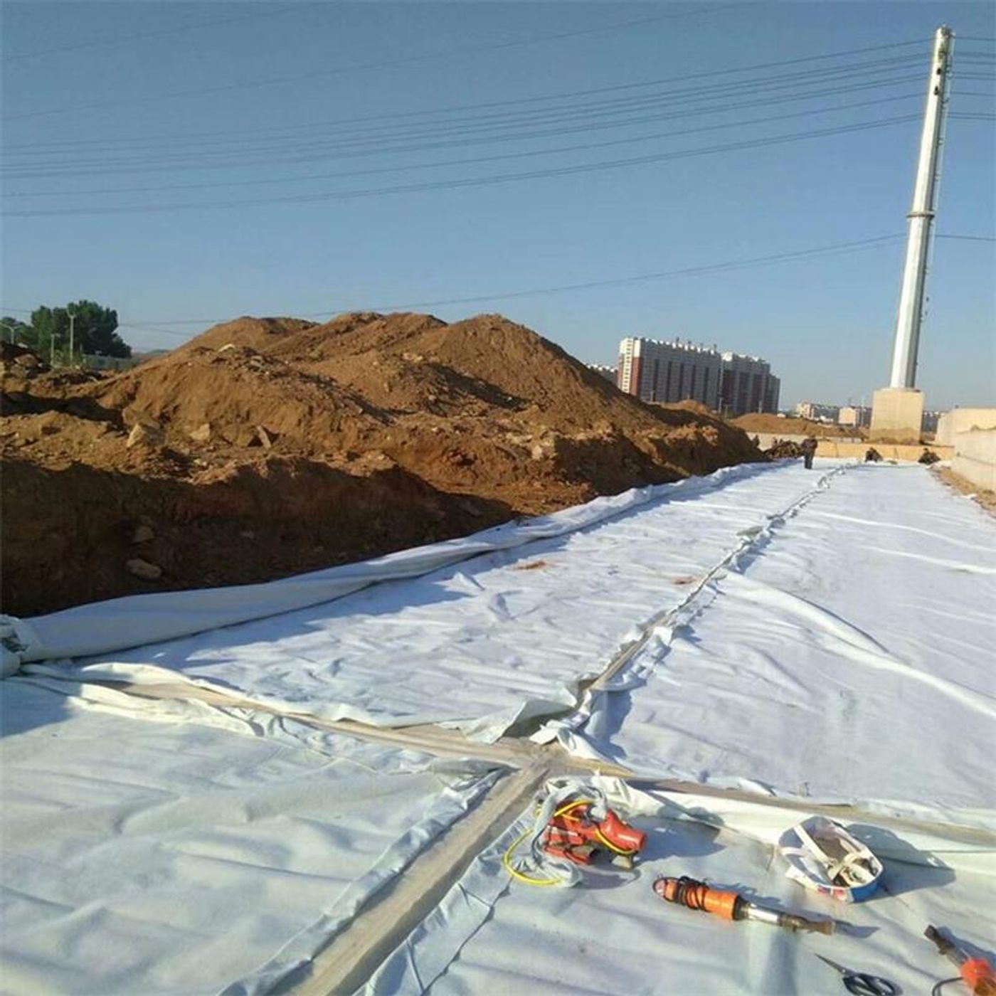 Roadbed Reinforcement Construction