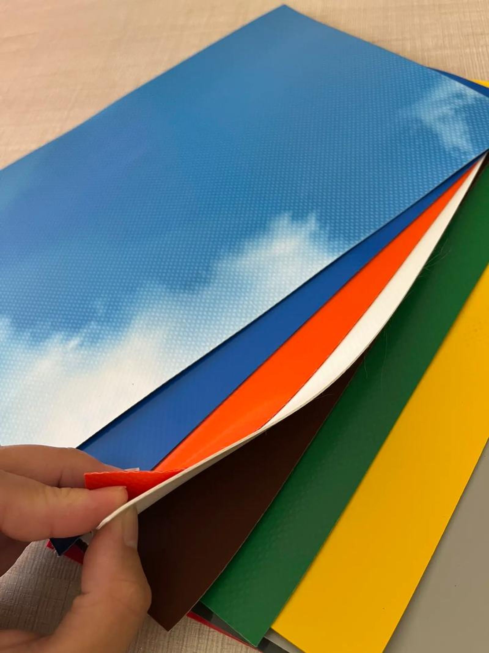 PVC Knife Coated Tarpaulin