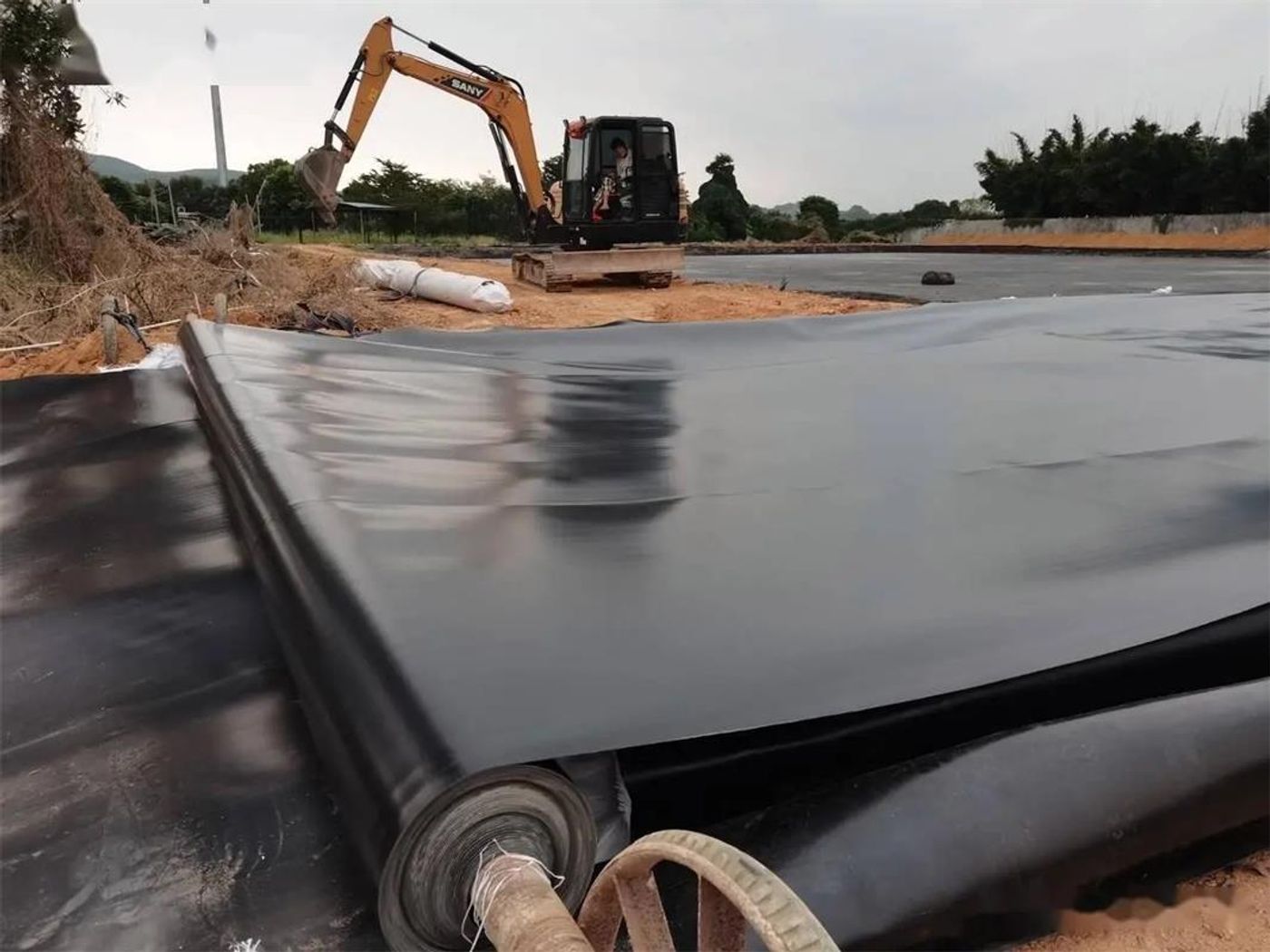 Low-lying area seepage prevention project