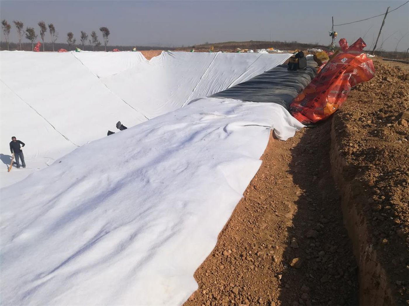 Landfill anti-seepage isolation project
