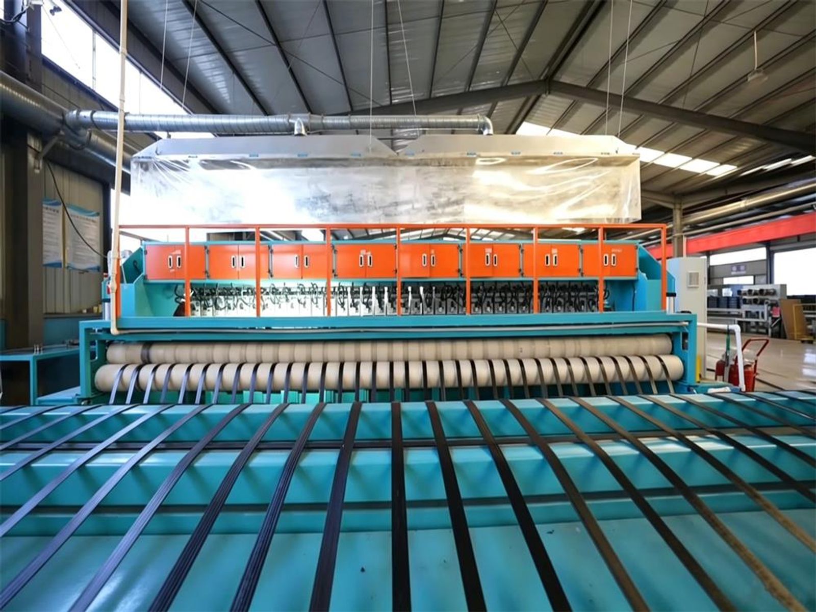 Fiber-plastic Geogrid