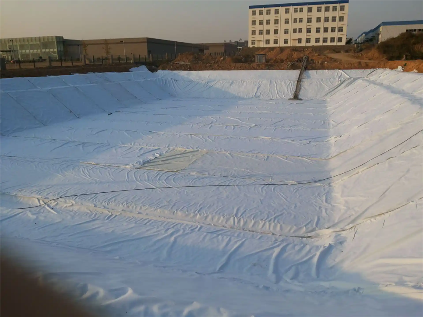Storage yard foundation anti-seepage protection project