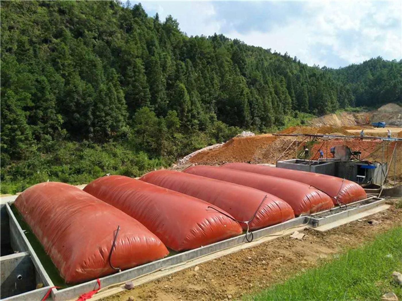 Temporary water for construction sites
