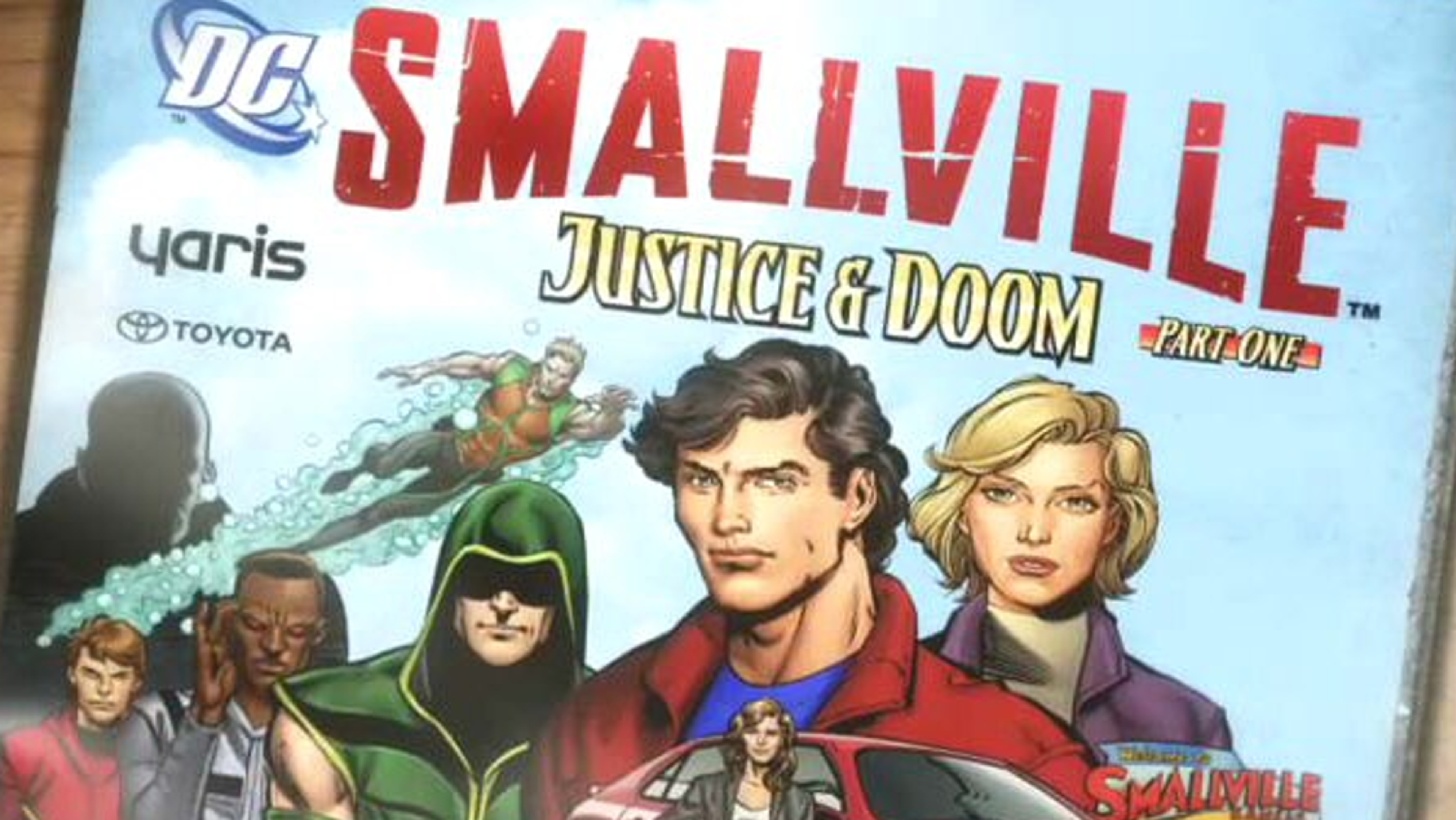 The cover for Justice and Doom.