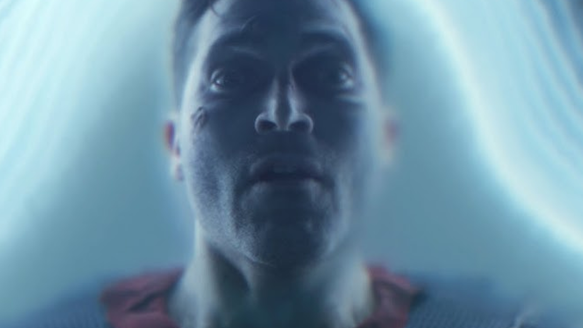 superman waking up in the fortress