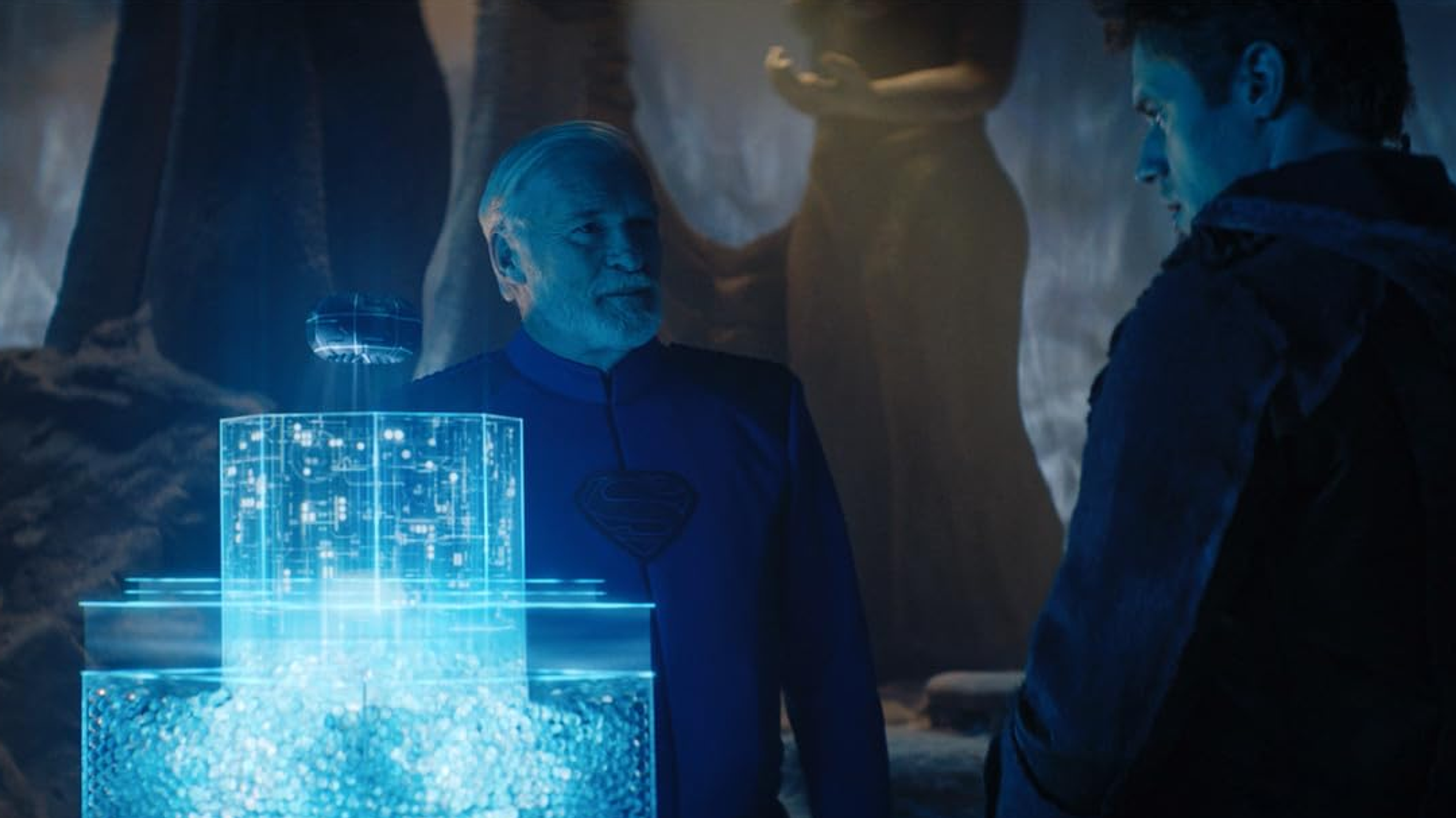 Adam Strange and Val-El.