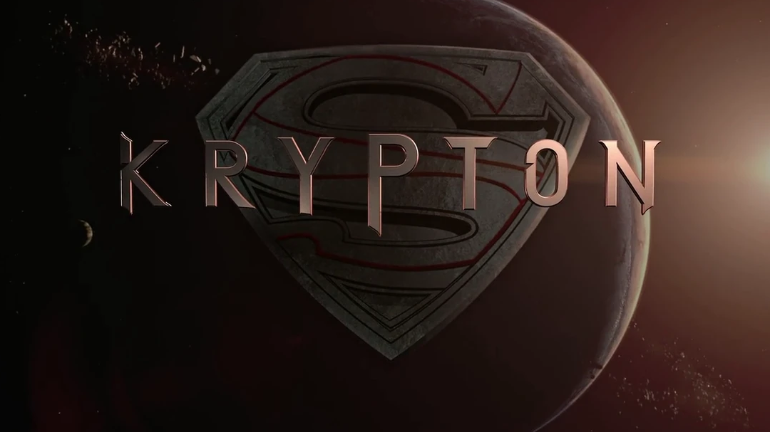 Krypton title card.