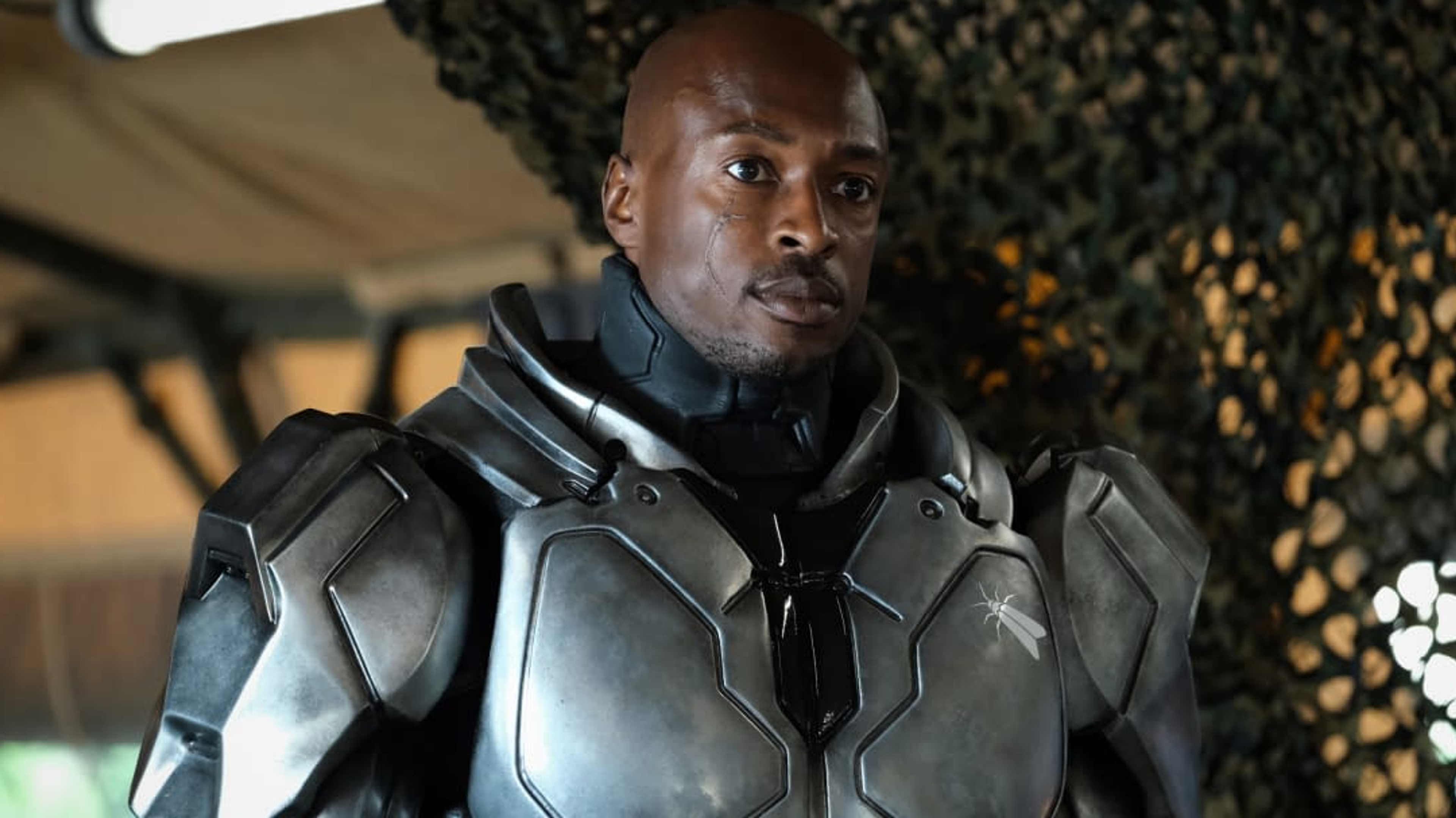 John Henry Irons in his suit.