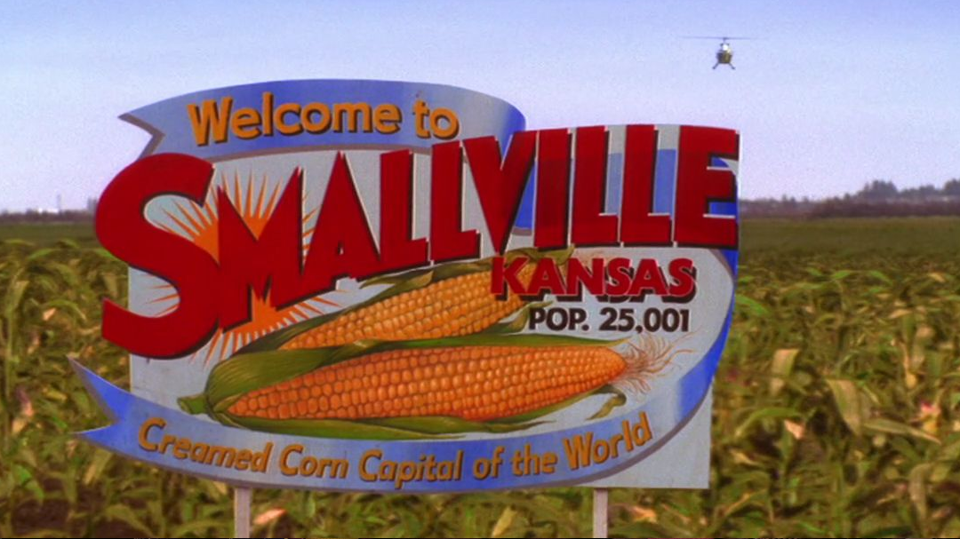 Welcome to Smallville sign.
