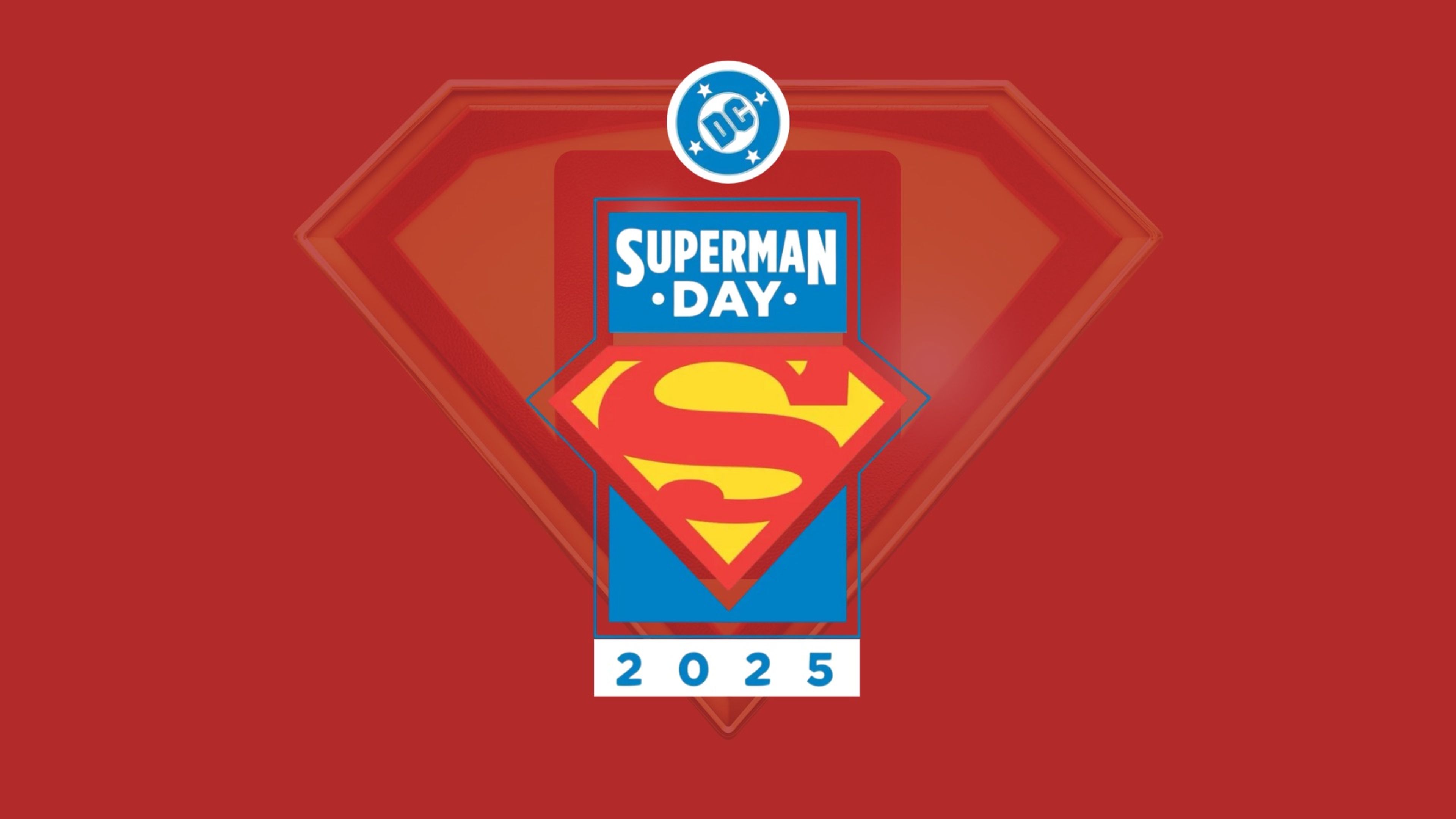 a poster for superman day in 2025