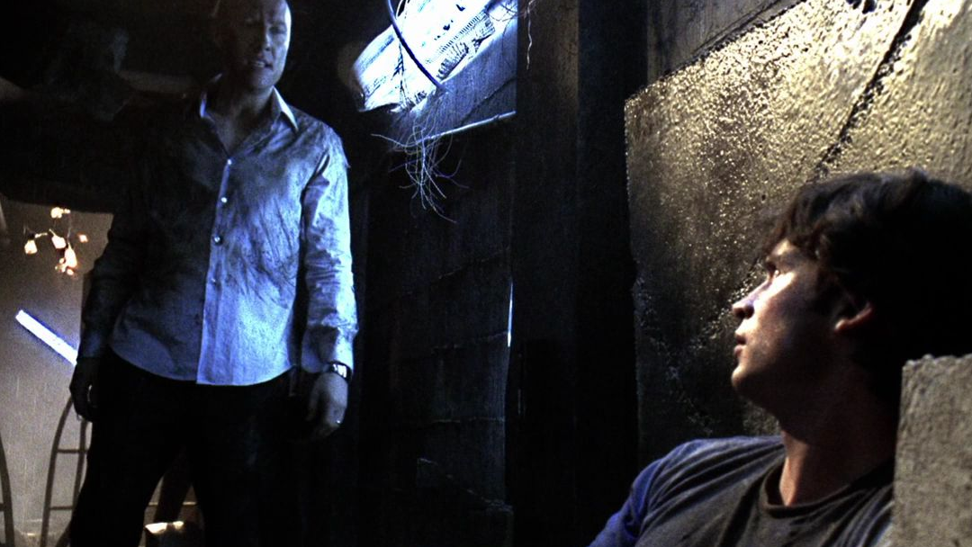 Lex and Clark trapped in tunnels.