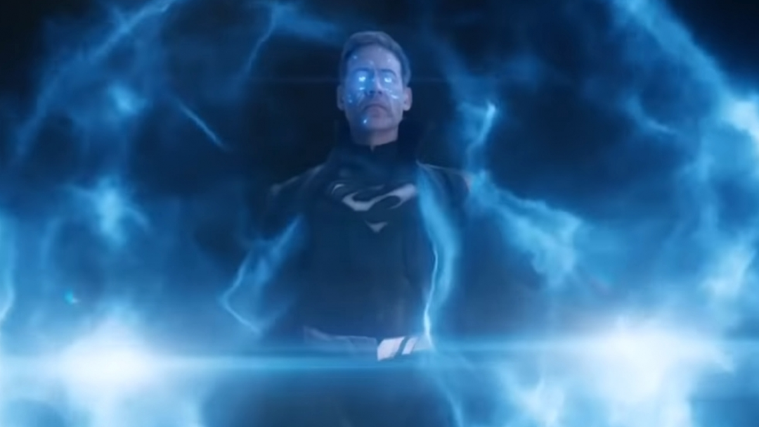 Tal/Morgan Edge in a blue ball of energy.