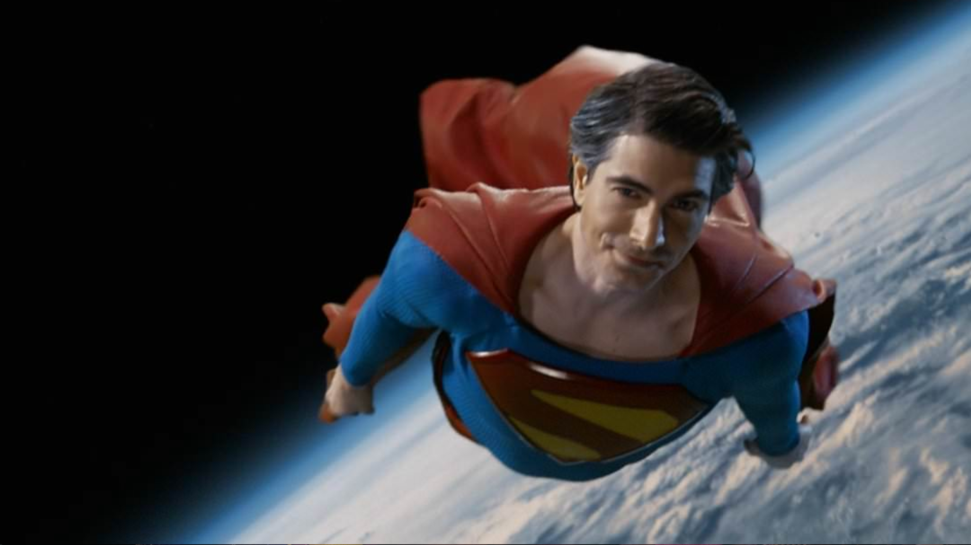Brandon Routh as Superman.