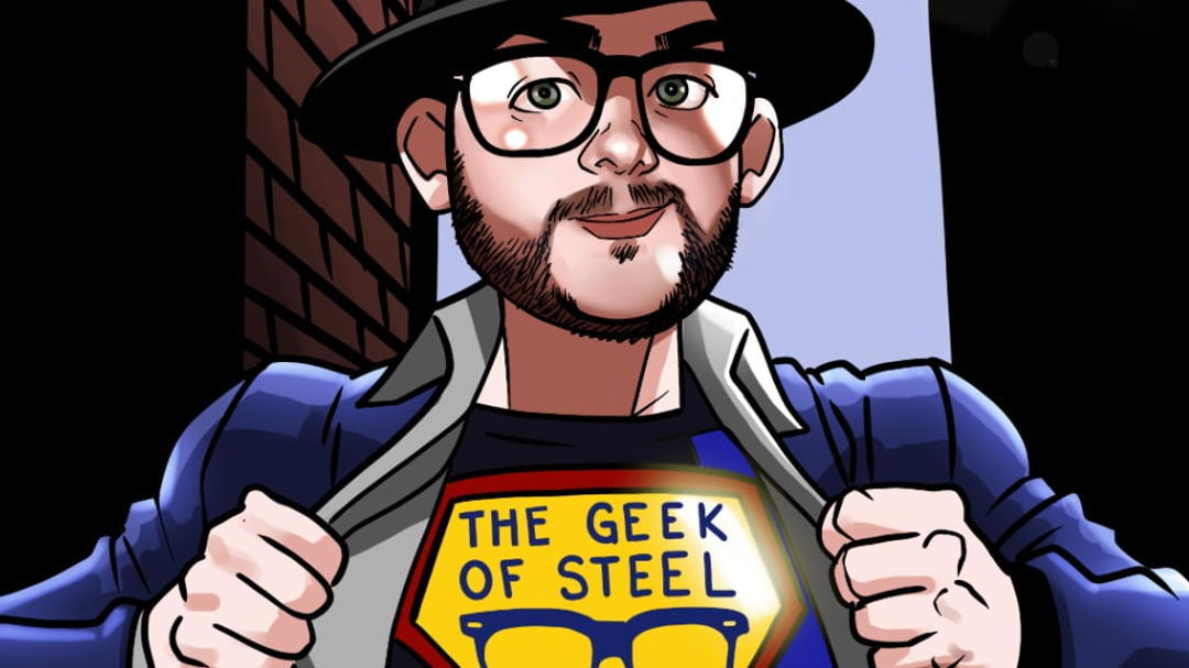 illustration of the geek of steel