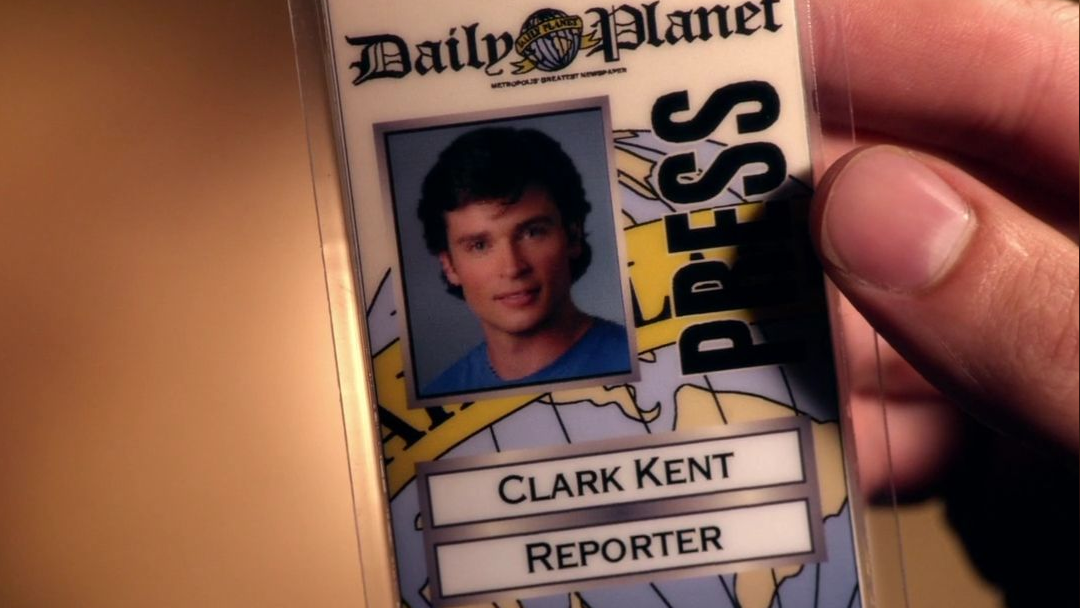 Clark Kent's Daily Planet ID badge.
