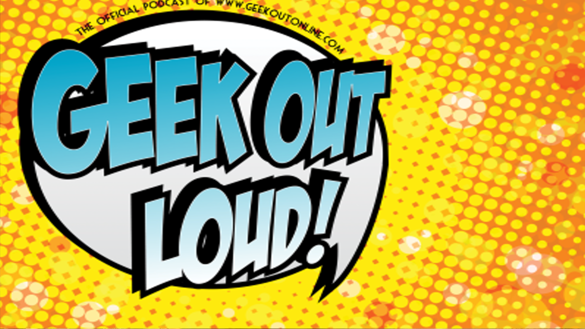 A banner for Geek Out Loud, the official podcast of geekoutonline.com
