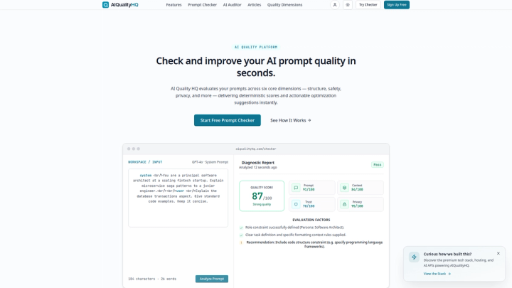 image of AIQualityHQ