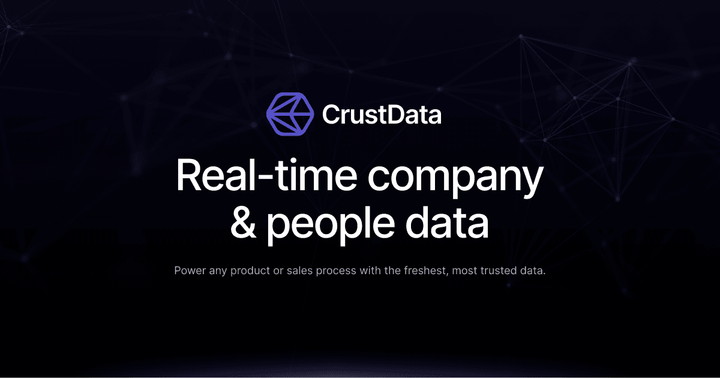 Screenshot of Real-Time B2B Data Broker via API or Data Feed