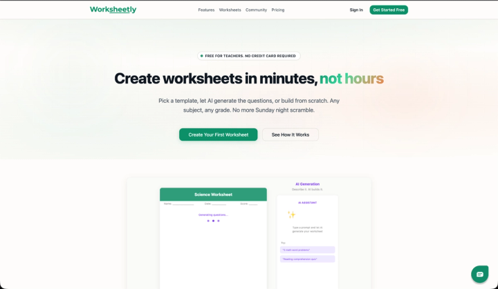 image of Worksheetly