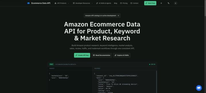 image of Ecommerce Data API