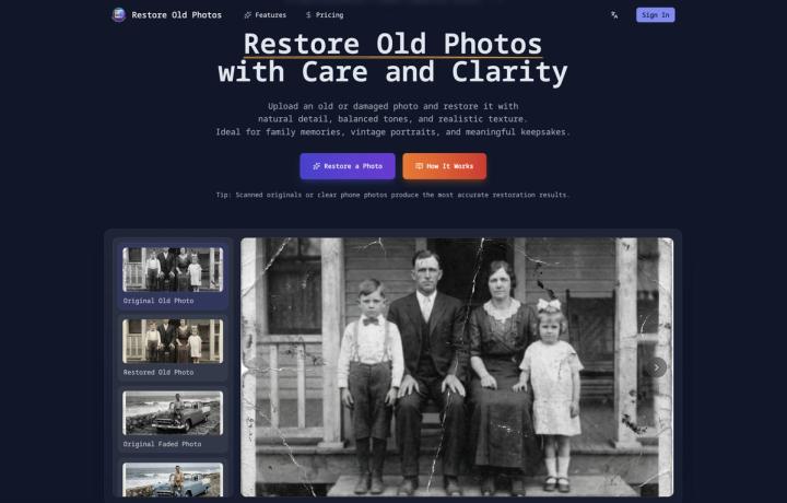 image of Restore Old Photos
