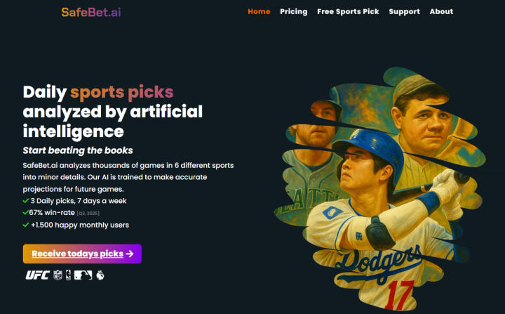 Screenshot of Safebet