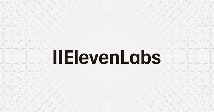 Screenshot of ElevenLabs