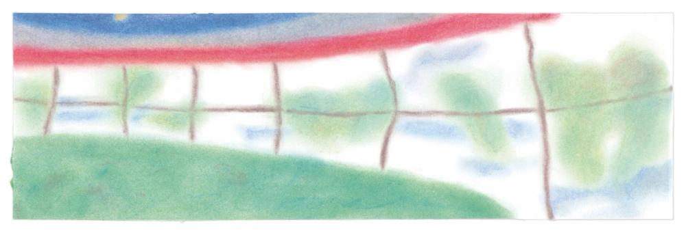 Abstract blurry illustration showing a california tech company headquarters