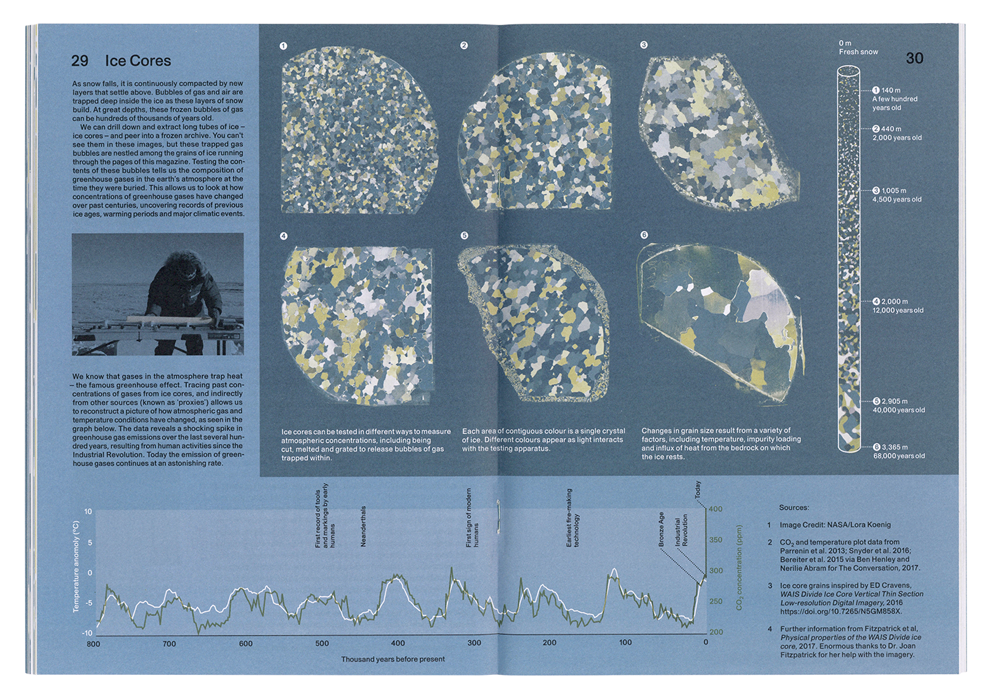 infographic spread