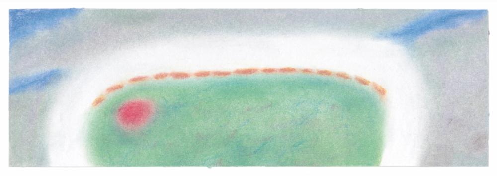 Abstract blurry illustration showing a california tech company headquarters