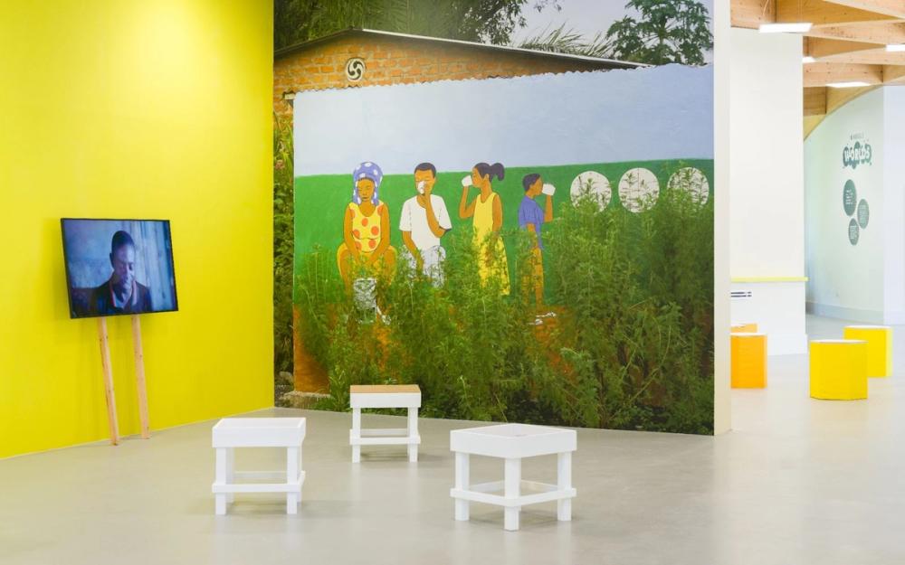 An image of Foragers, 2022 by Jumana Manna in Acts of Gathering curated by Misha Curson and Hannah Hooks at The Eden Project