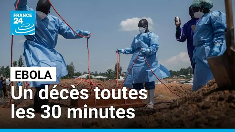 Virus Ebola en RD Congo : un décès toutes les 30 minutes, l'épidémie s'étend à une 6e province