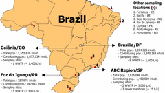 Wastewater-based epidemiology: A Brazilian SARS-COV-2 surveillance experience