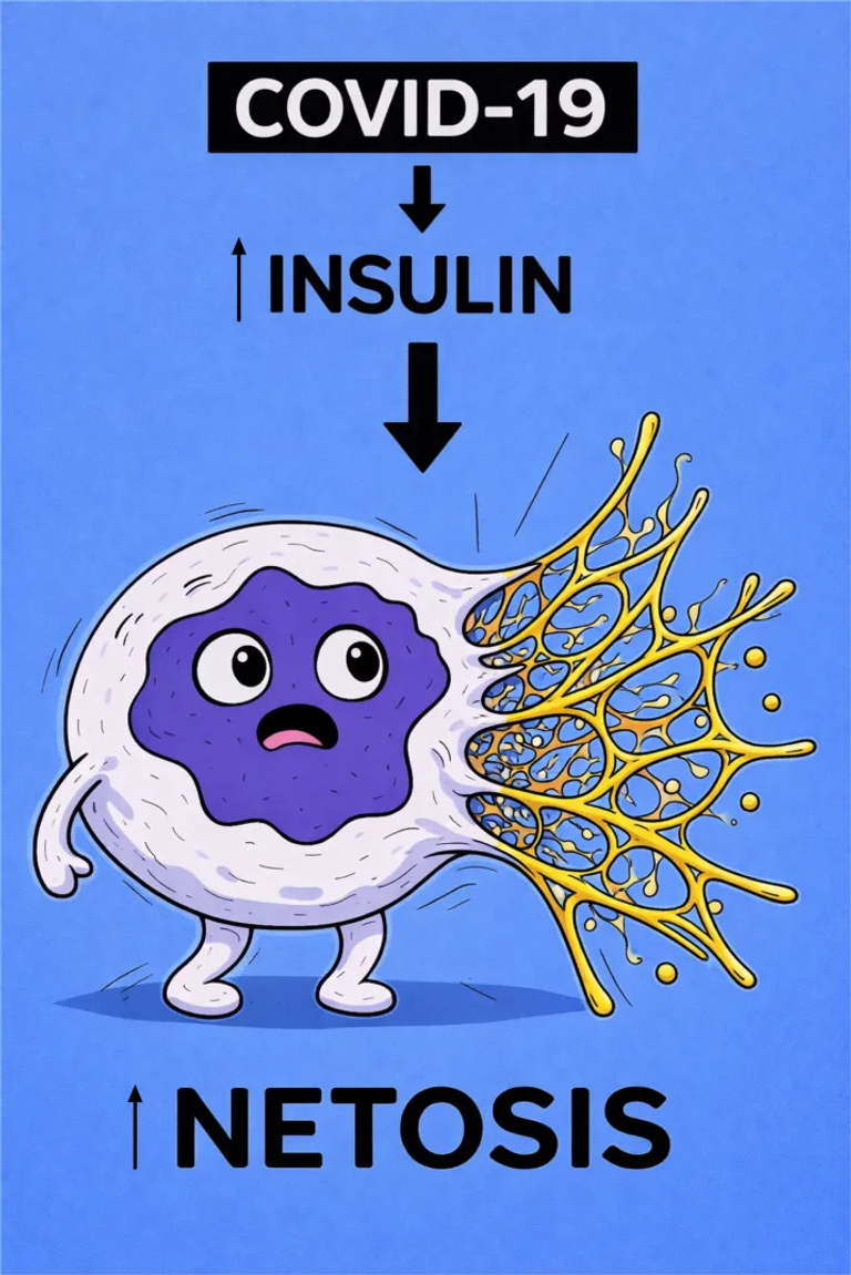 De novo COVID-19-associated insulin resistance drives dysregulated neutrophil extracellular trap formation (NETosis) four months after infection