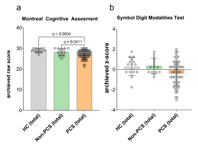 Neurological post-COVID syndrome is associated with substantial impairment of verbal short-term and working memory