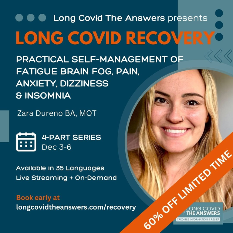 Long Covid Recovery: Practical Self-Management of Fatigue, Brain Fog, Dizziness, Pain, Anxiety & Insomnia