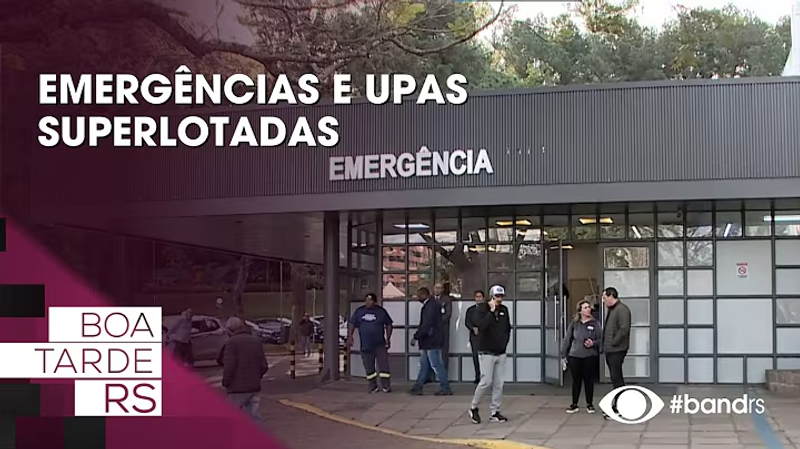 Emergências e UPAs superlotadas
