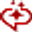 Red icon: stylized 'C' with an inward arrow and a star above.