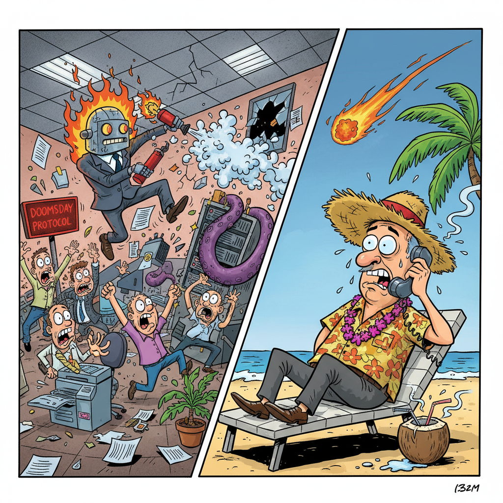 What happens if IT breaks during vacation?