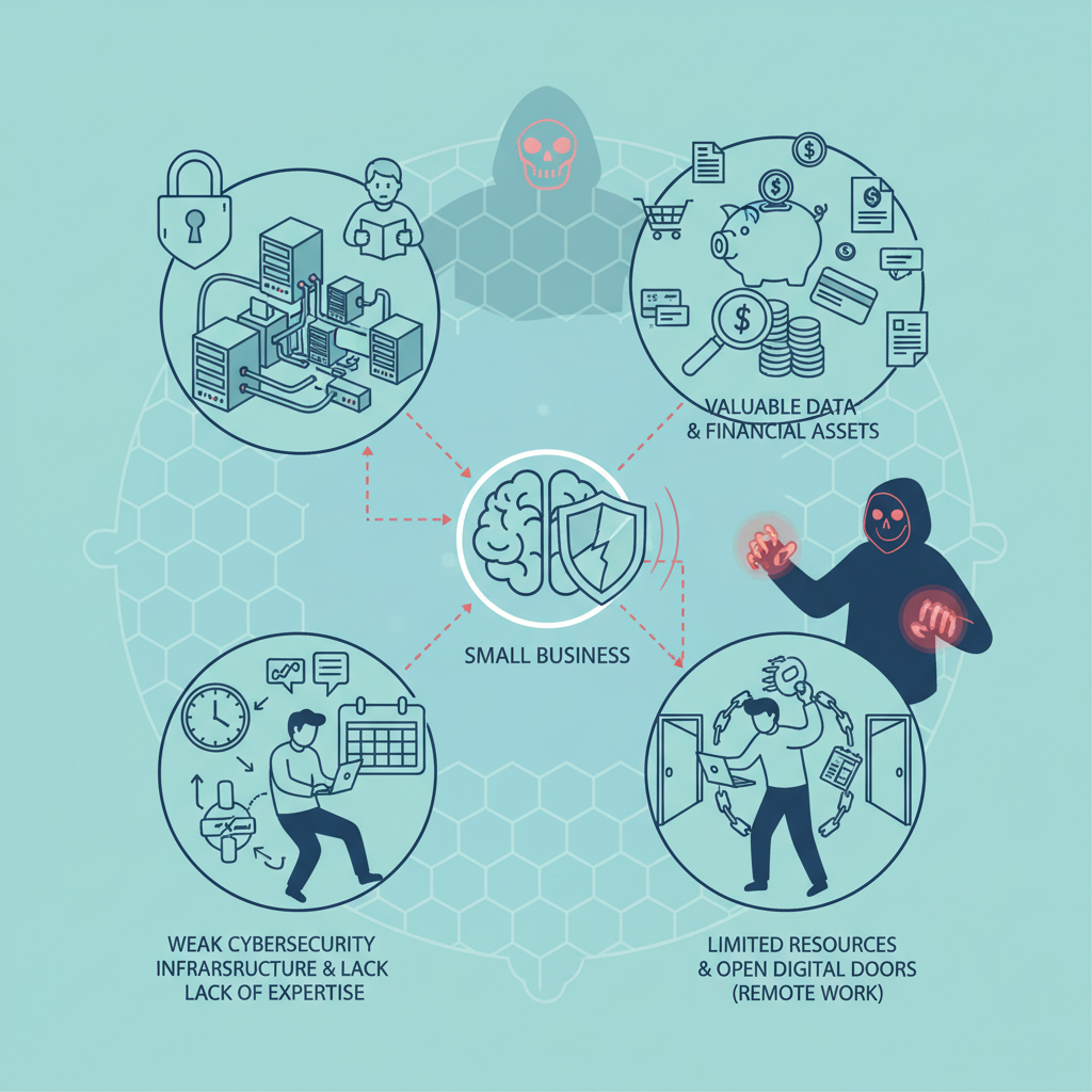 Why Are Small Businesses Prime Targets for Cybercriminals? And What To Do About It.